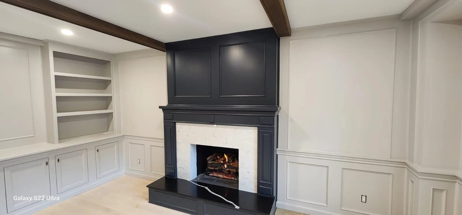 After: built in cabinetry