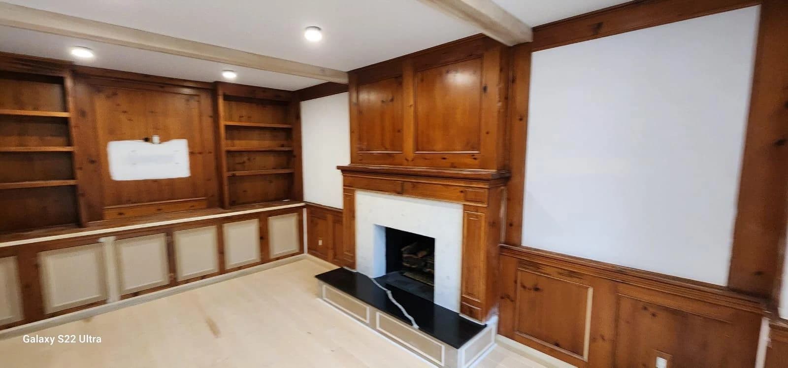Before: built in cabinetry