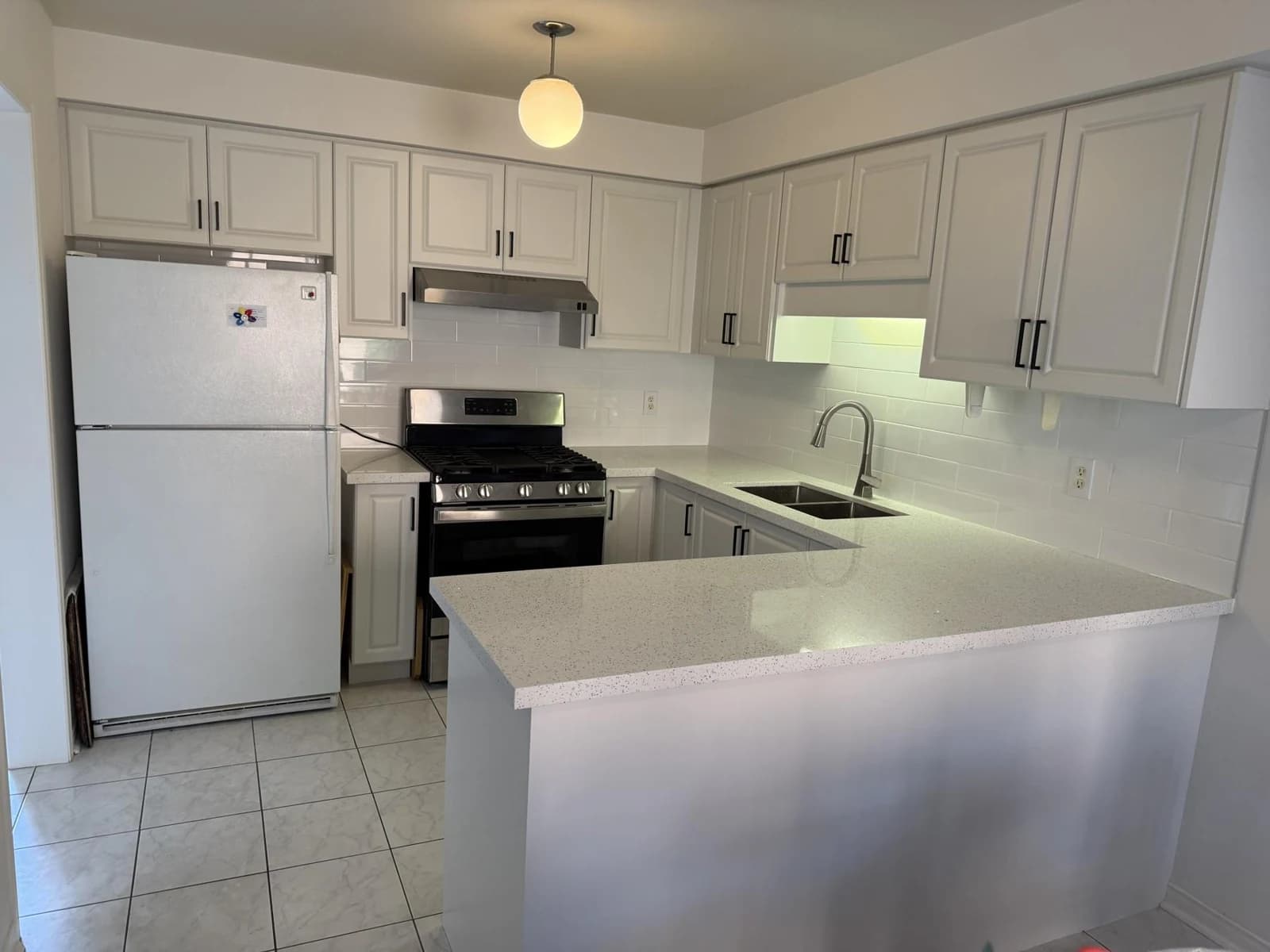After: full refacing cabinetry