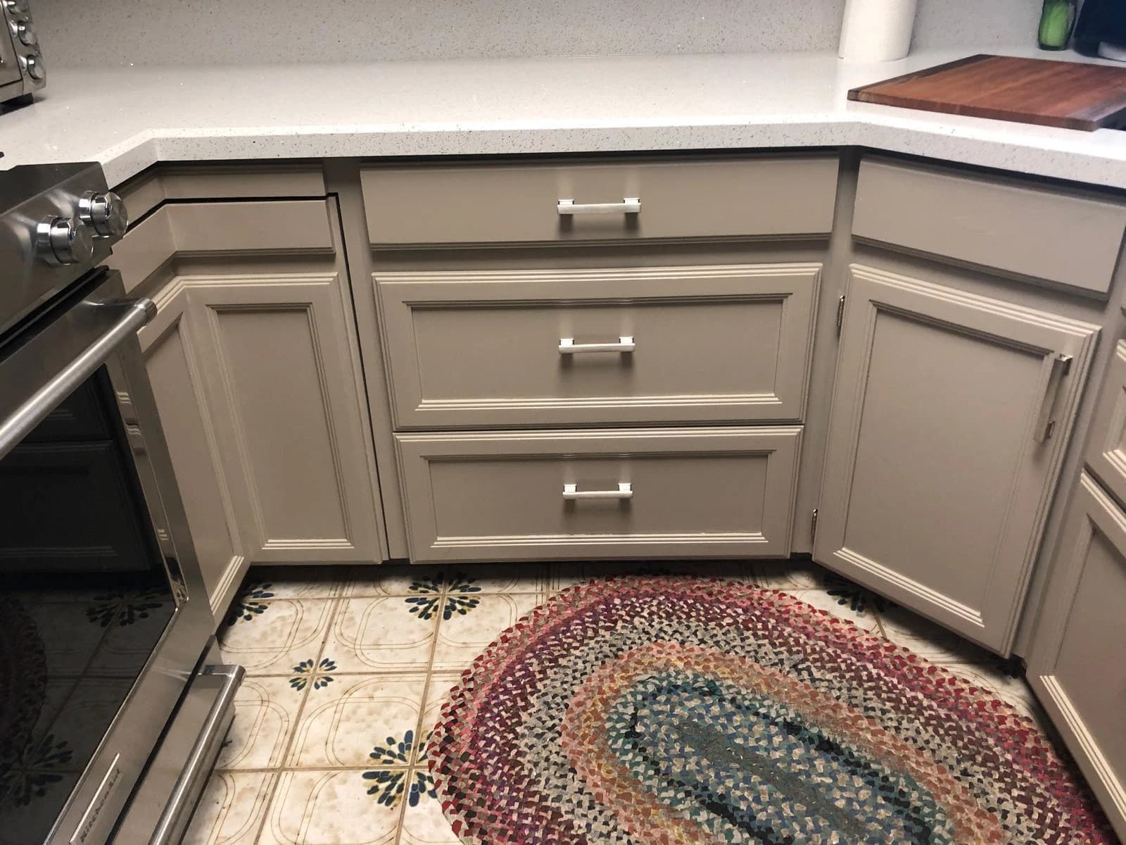 After: traditional kitchen cabinetry